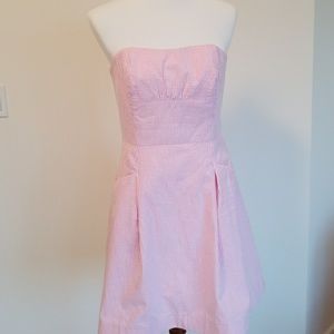 Lily Pullitzer pink seersucker dress